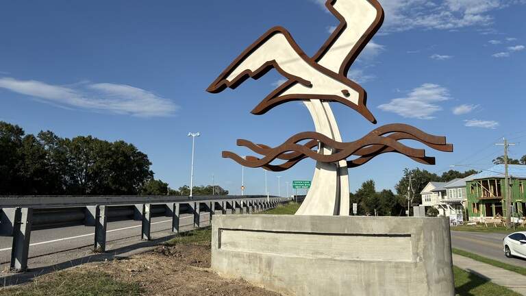 Sculptures rising in Ocean Springs as part of public art project