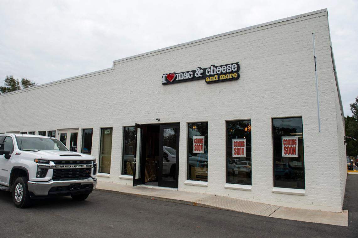 I Heart Mac and Cheese, a new pasta chain on Pass Road in Gulfport, on Wednesday, Jan. 5, 2022.