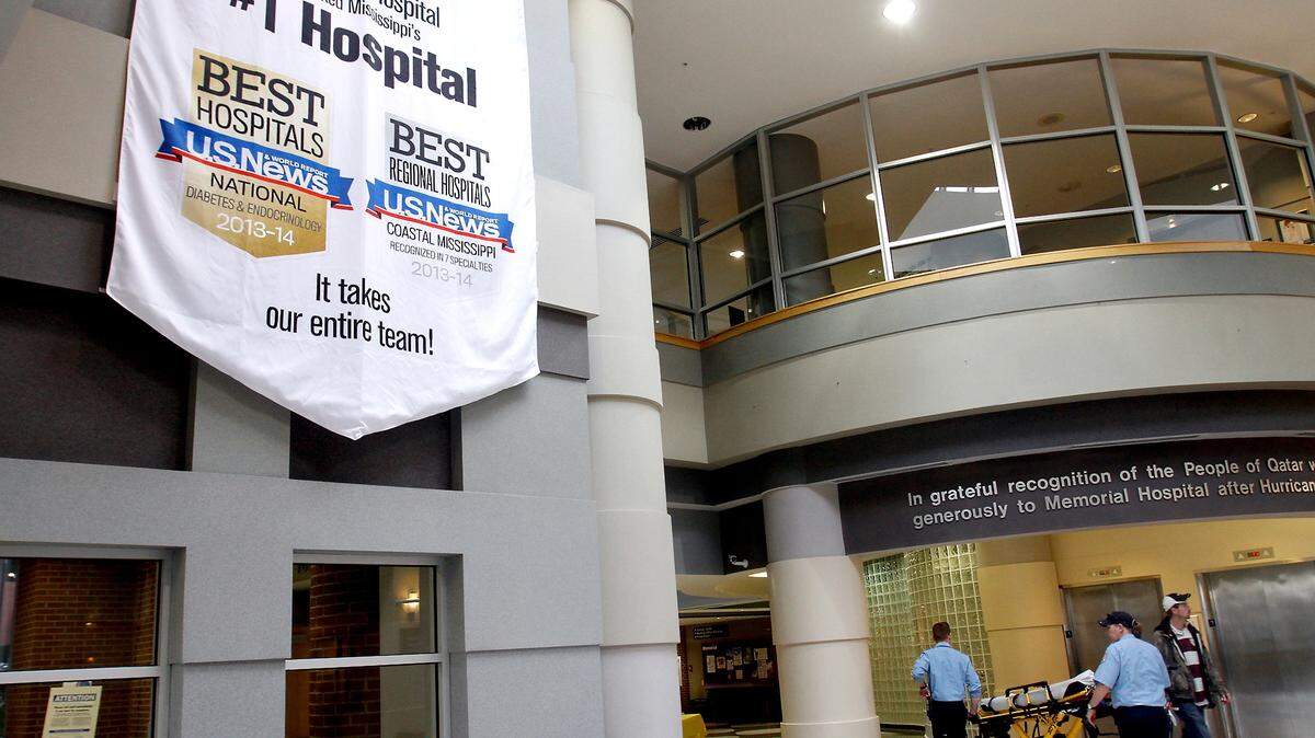 AMANDA McCOY/SUN HERALD 
 Memorial Hospital in Gulfport