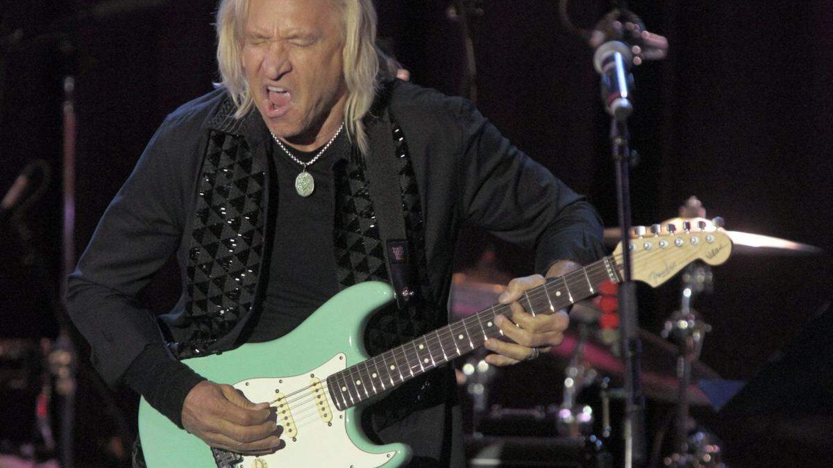LAWRENCE K. HO/LOS ANGELES TIMES/MCT/2014Joe Walsh performs at the El Rey Theatre in Los Angeles last year..