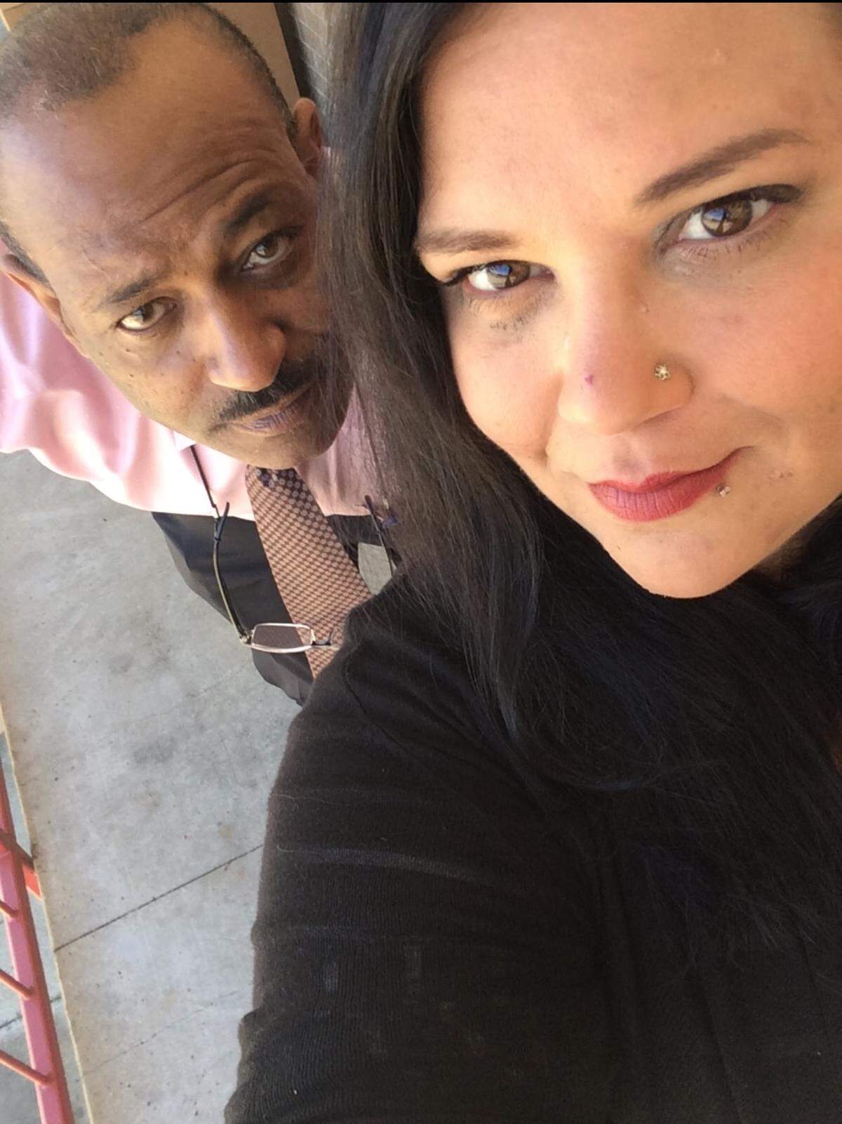 Reporter Stacey Cato snapped a selfie with her dear friend Al Showers in 2020 during one of their many adventures.
