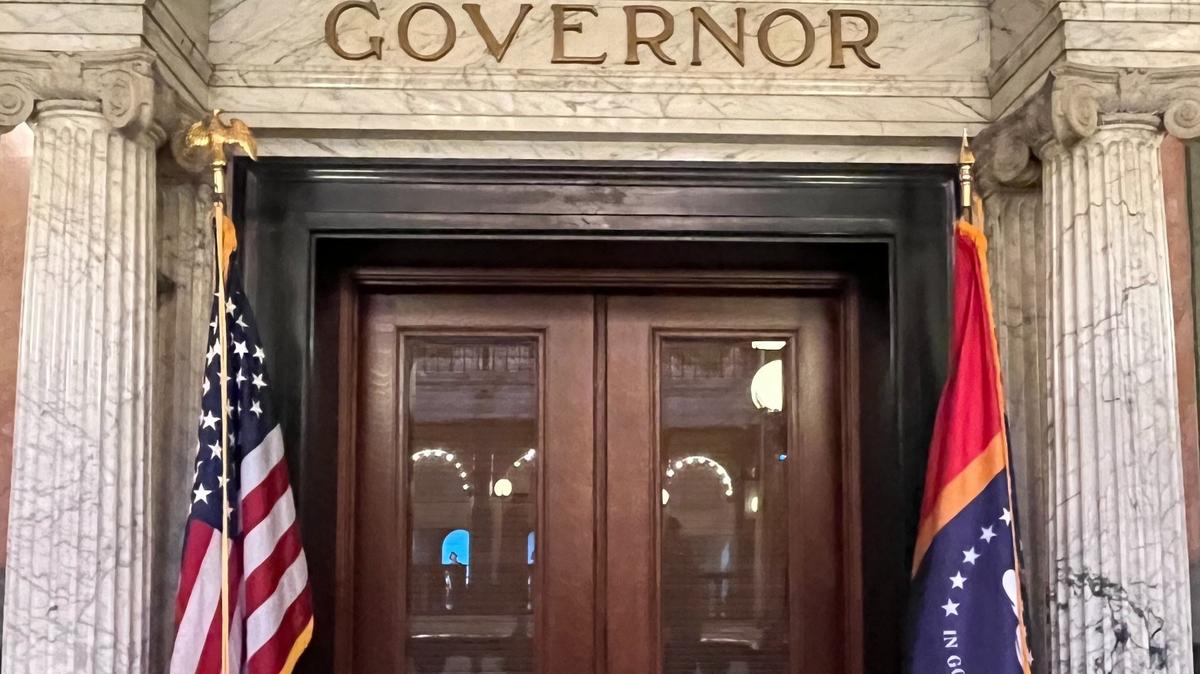 The governor’s office at the Statehouse in Jackson.