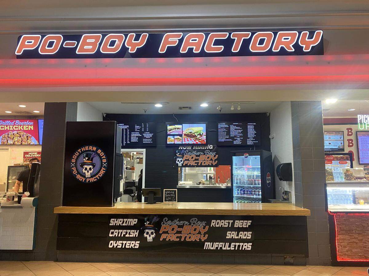 A tasty addition to the food court at Edgewater Mall is Southern Boys Po-Boys Factory, with sandwiches made on Leidenheimer rolls from New Orleans. The restaurant opened in June 2025 and closes Jan. 8, 2026.