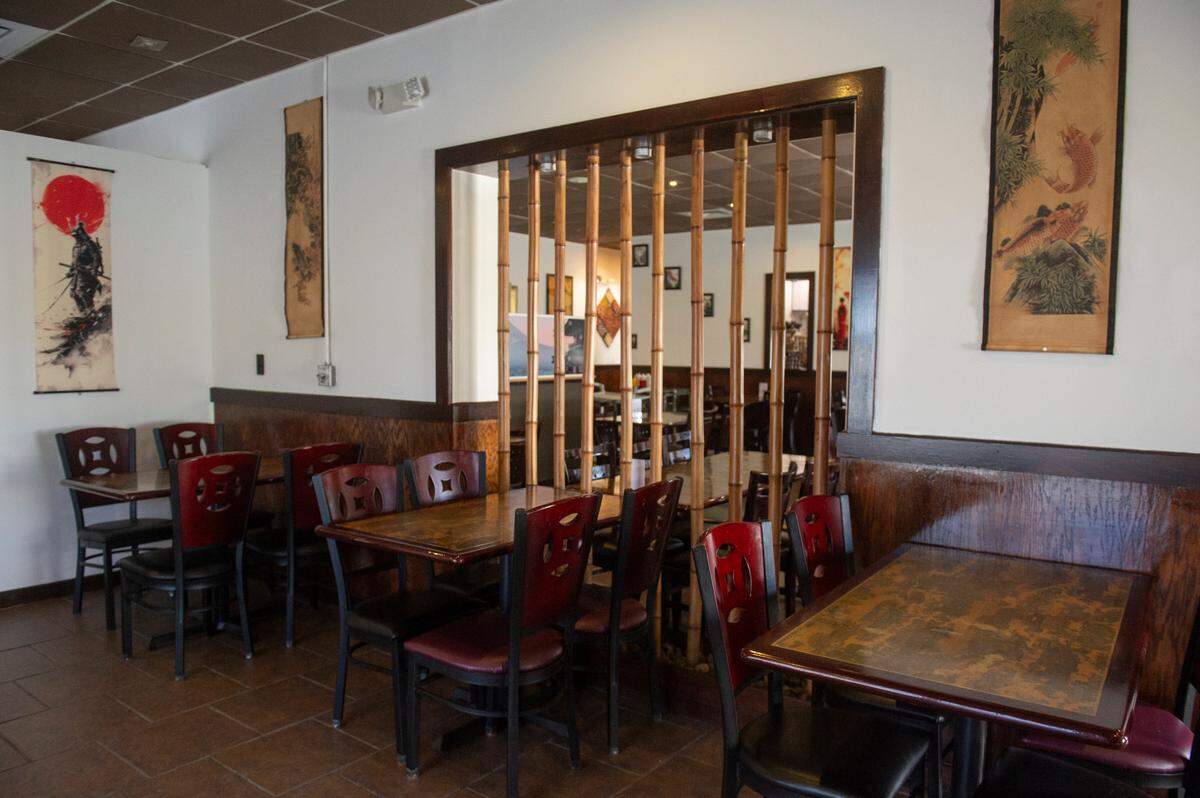 The dining area at Chef Scott’s Asian Cuisinei in Ocean Springs on Thursday, Oct. 31, 2024.