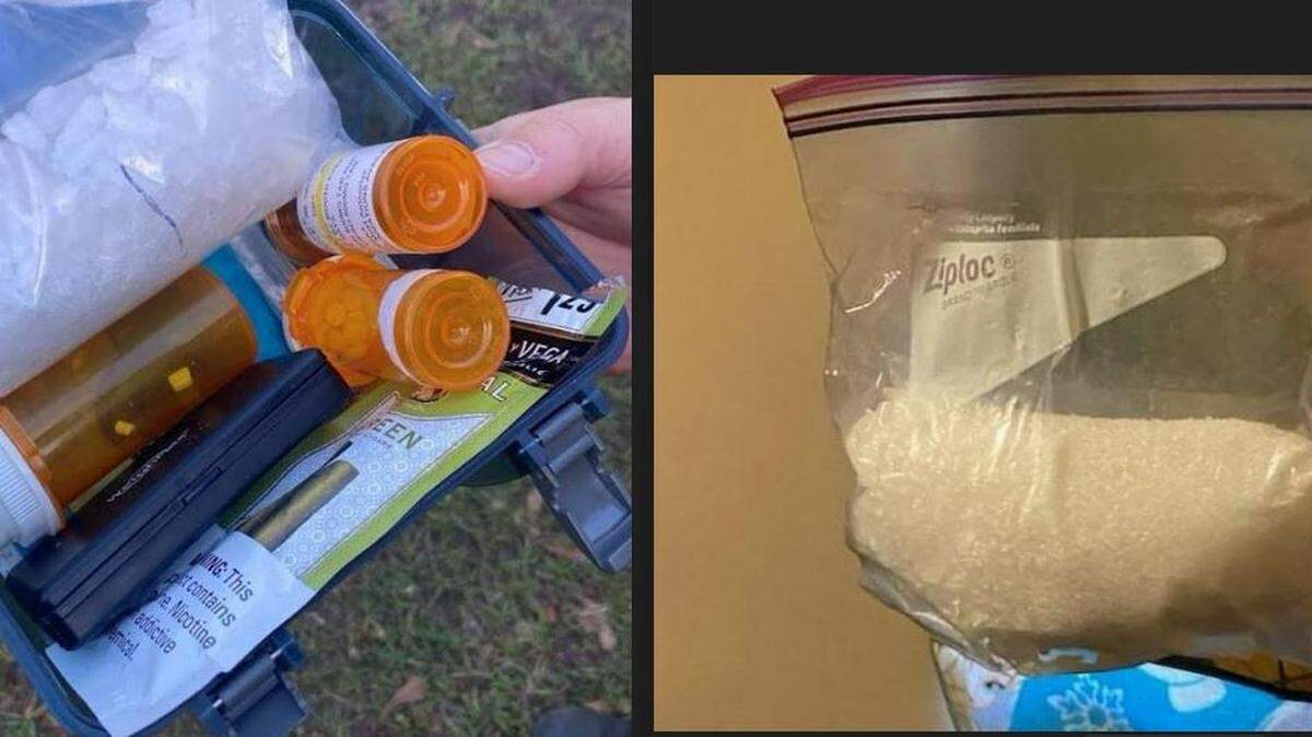 Law enforcement discovered drugs and a weapon at a Carriere home during the arrest of fugitive James Bearrie Hylton, 30.
