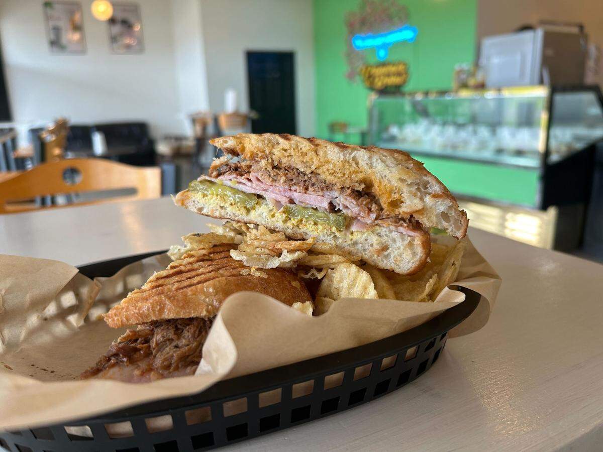 The cubana sandwich at Paninis and Boba? O Mai in Ocean Springs, was one of several grilled sandwiches that enticed customers.