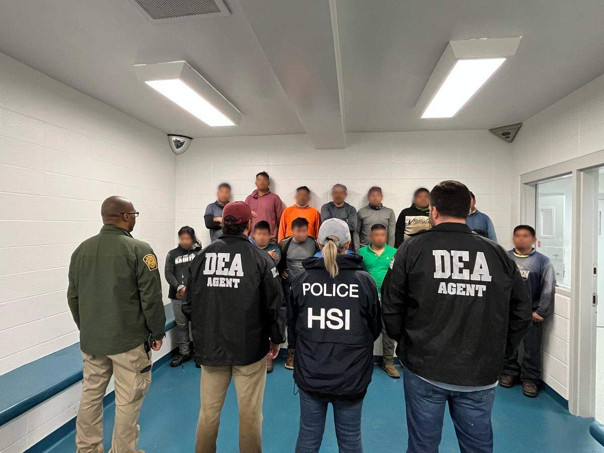 Eighteen people were detained after U.S. Immigration and Customs Enforcement, U.S. Border Patrol’s Gulfport Station, and the Drug Enforcement Administration Gulfport, conducted a worksite raid at Gulf Coast Prestress Partners, Ltd. in Pass Christian, Mississippi, on Feb. 24, 2025.