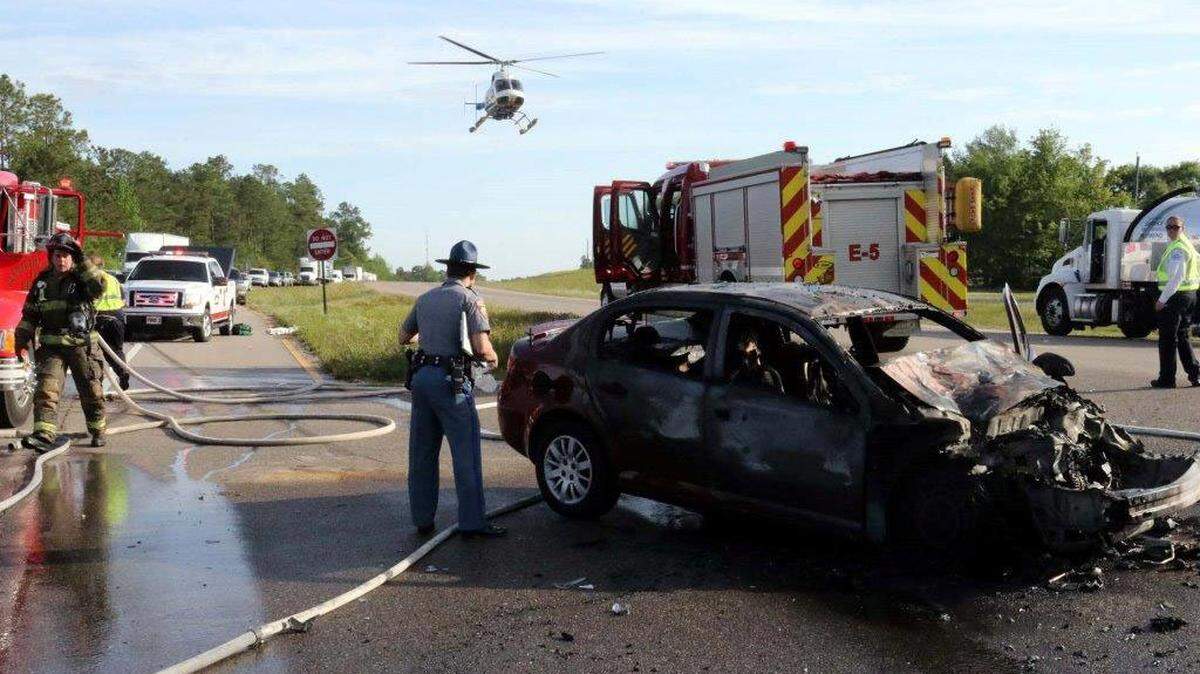 Scene of a fatal crash in 2017 in Harrison County.