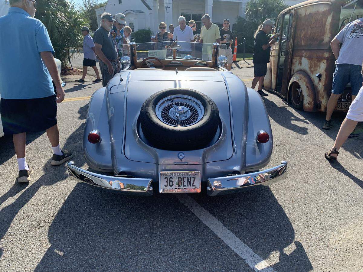 Those who go to the Biloxi Block Party Wednesday and other events at Cruisin’ The Coast won’t know what they will see. It could be a huge shopping cart that drives down the highway or a fantastic car like this ‘36 Mercedes-Benz that catches their eye.