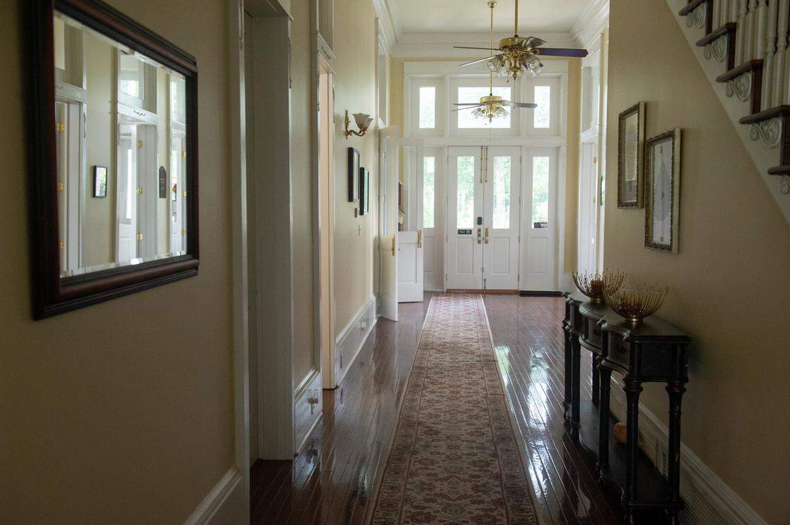 The hallway of Heidi and Dan Hoye’s home in Biloxi on Wednesday, May 14, 2025. The home was originally built in 2004 and survived Hurricane Katrina with no water in the house.