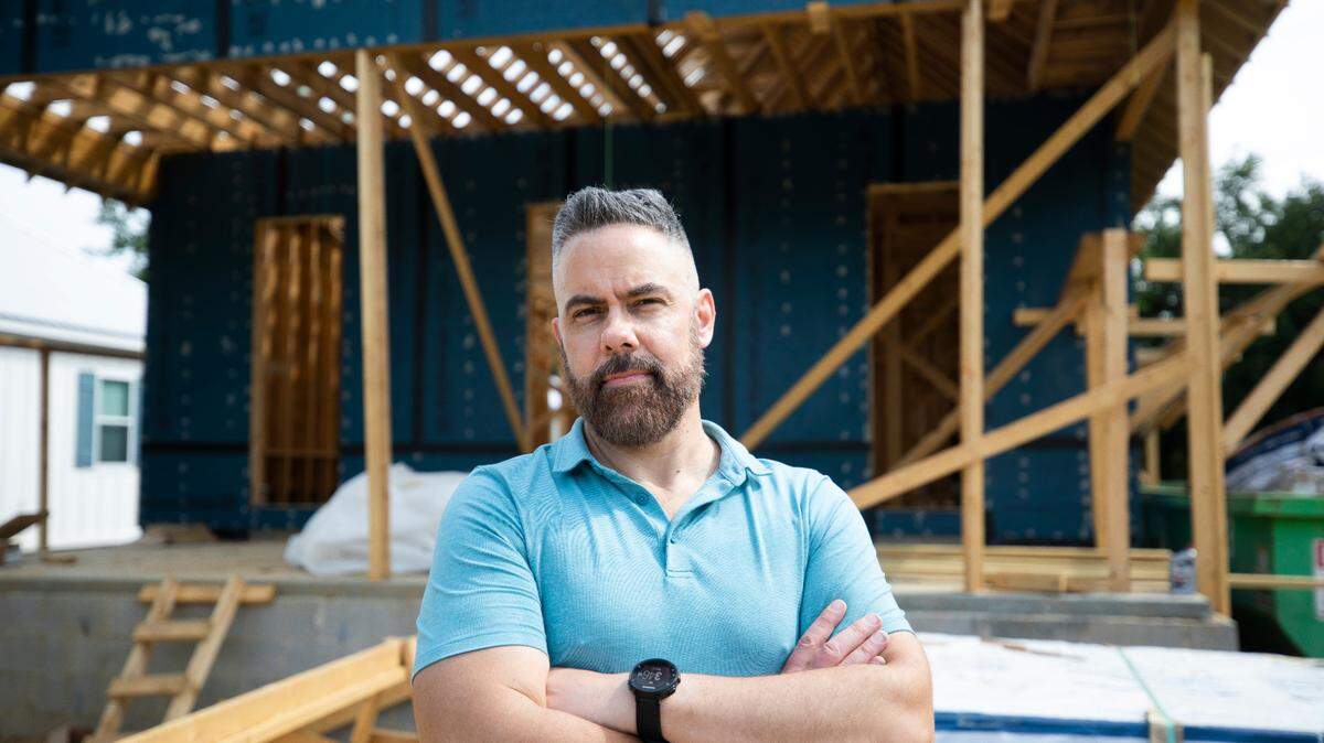 Josh Morgerman, a worldwide storm chaser who travels to the eye of hurricanes, is building a home in Old Town Bay St. Louis. The shotgun style house will have a New Orleans feel and will be built to withstand hurricane-force winds.