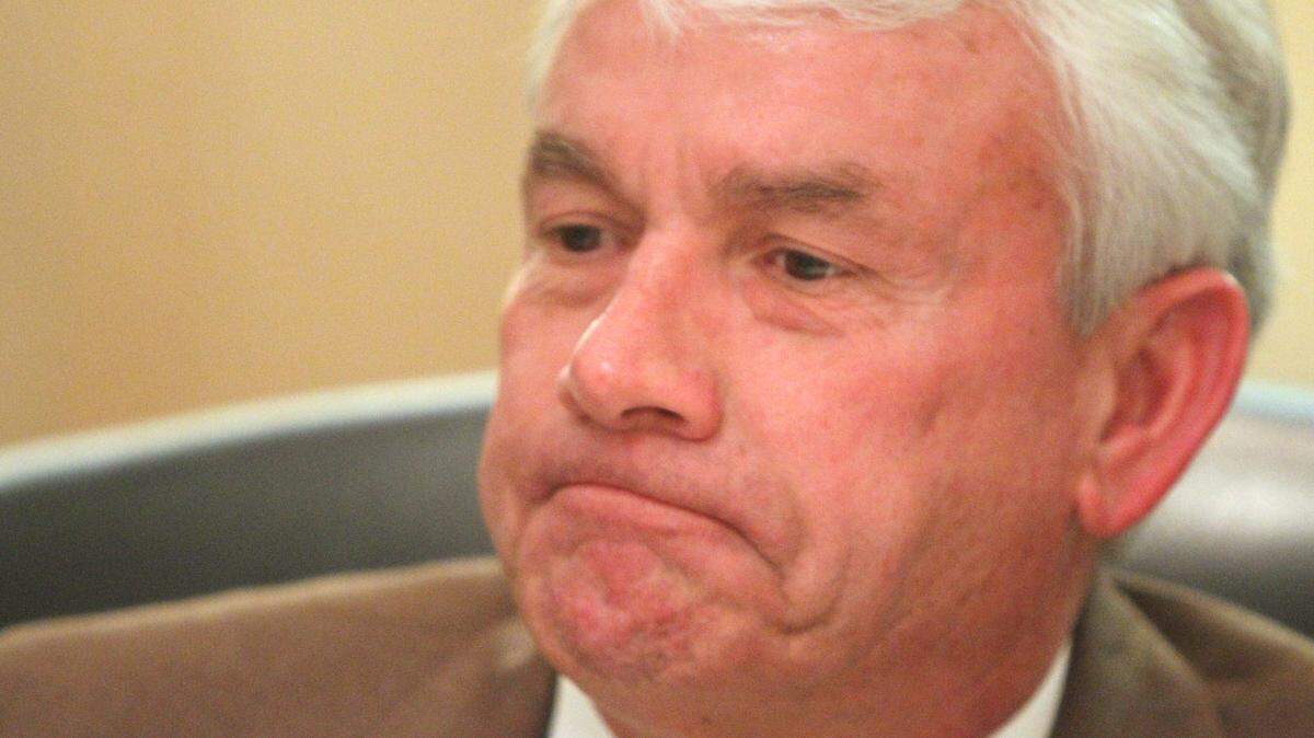 JOHN FITZHUGH/SUN HERALD 
 Jackson County Board of Supervisors president Barry Cumbest in a photo earlier this year.