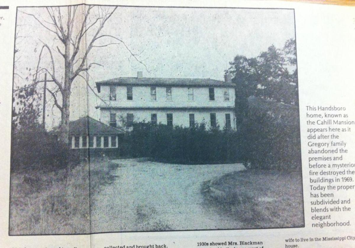 Blood dripping down curtains is just one haunting details from stories about the Cahill Mansion, built in 1915 in Gulfport. This undated photo of the mansion ran with a 1981 article in The Sun/The Daily Herald.
