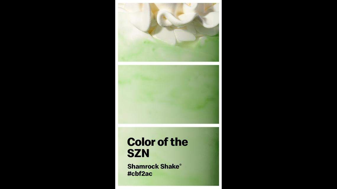 McDonald’s iconic Shamrock Shake and Oreo Shamrock McFlurry will return to menus nationwide at participating restaurants on Feb. 21, for a limited time.