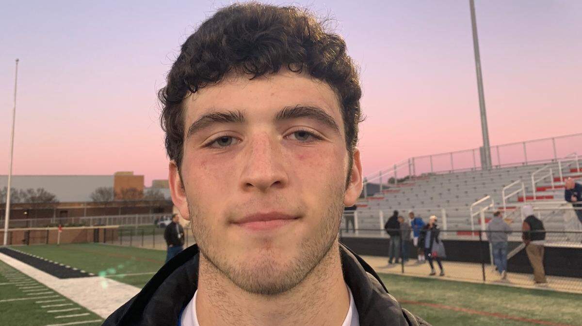 Ocean Springs’ Aiden Knight came through in the clutch at Brandon in the Class 6A playoffs on Saturday, Feb. 1, 2020.