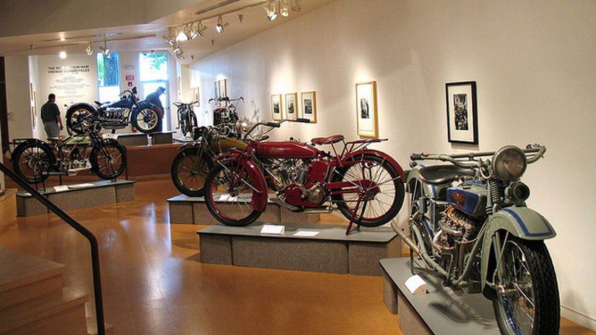 COURTESY KEVIN O'BRIENThese vintage motorcycles in an exhibit at a museum where Ohr-O'Keefe Executive Director Kevin O'Brien once worked are representative of the bikes that will be part of the Gulf Coast Vintage Motorcycle Show on Nov. 15.
