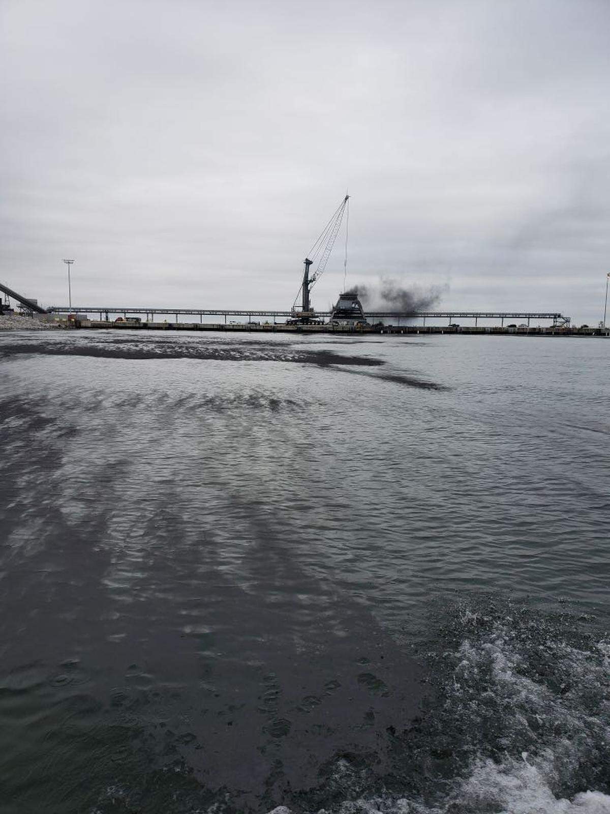 Charter boat captains operating out of the Gulfport Harbor are concerned about a black dust they say sometimes blows from the port and into the air and water, coating boats.