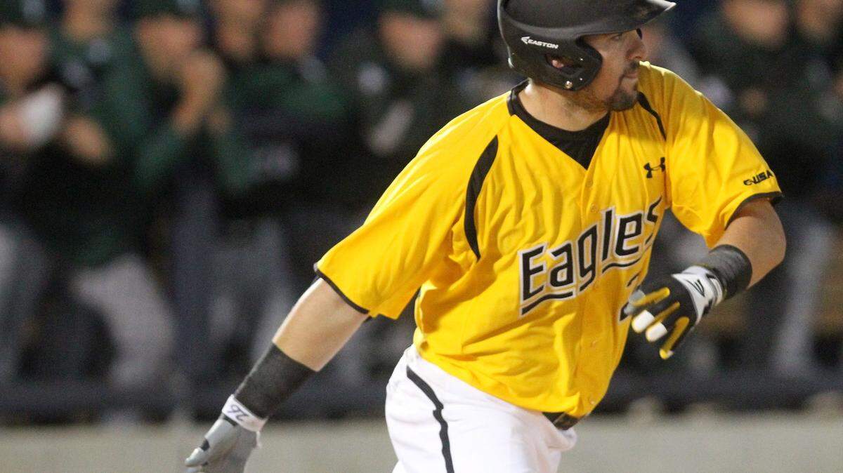 JOHN FITZHUGH/SUN HERALD 
 Southern Miss senior first baseman Tim Lynch leads the team with a .384 batting average.