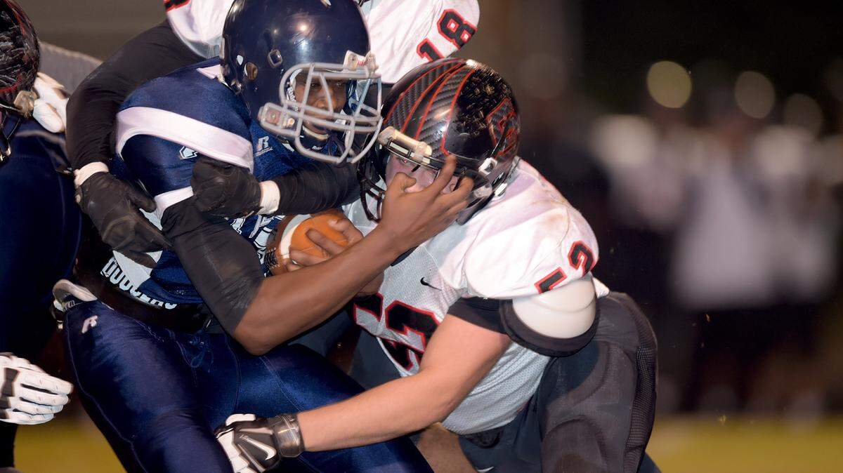GLENN ANDREWS/SPECIAL TO THE SUN HERALD 
 St. Stanislaus' Joe Reeder has been a steady defender for the Rockachaws. Heading into last week's game, the sophomore had collected 64 total tackles.