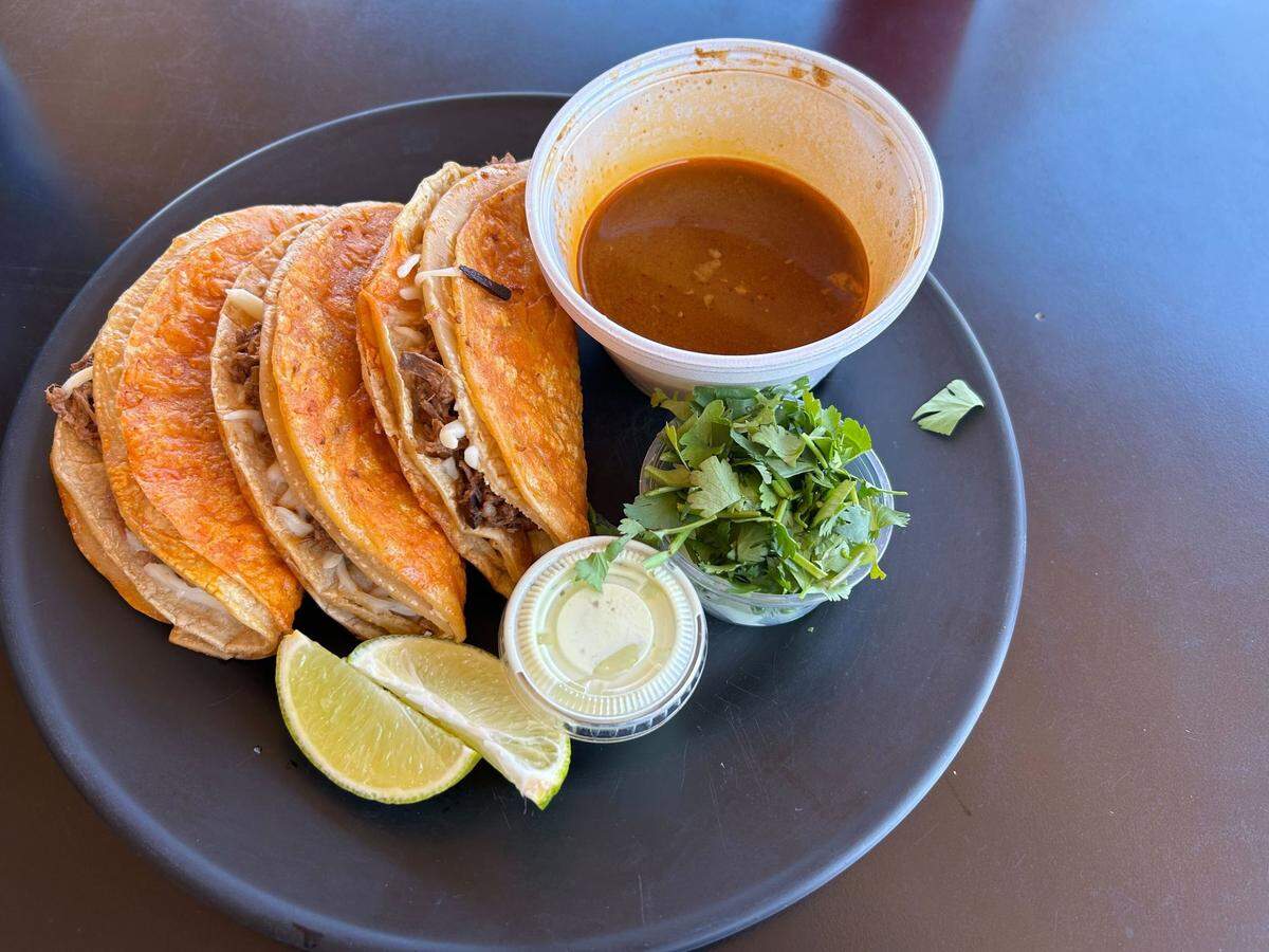 The quesatacos from Rosita’s in Ocean Springs, Mississippi.