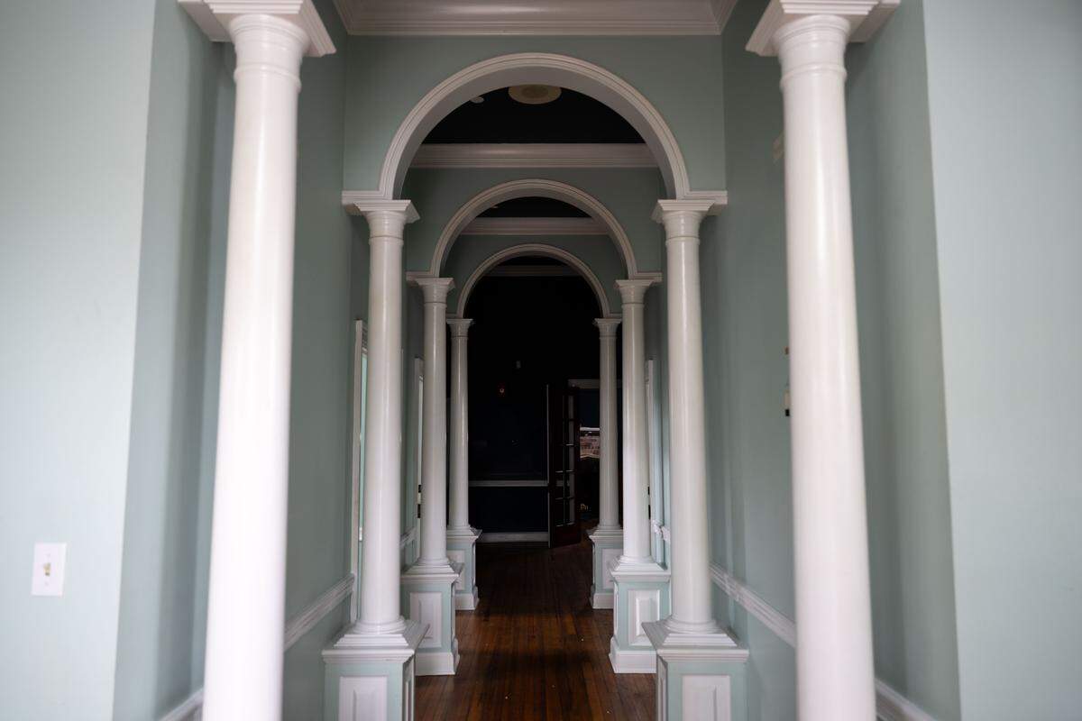 The unrenovated interior of the Biloxi Yacht Club in downtown Biloxi.