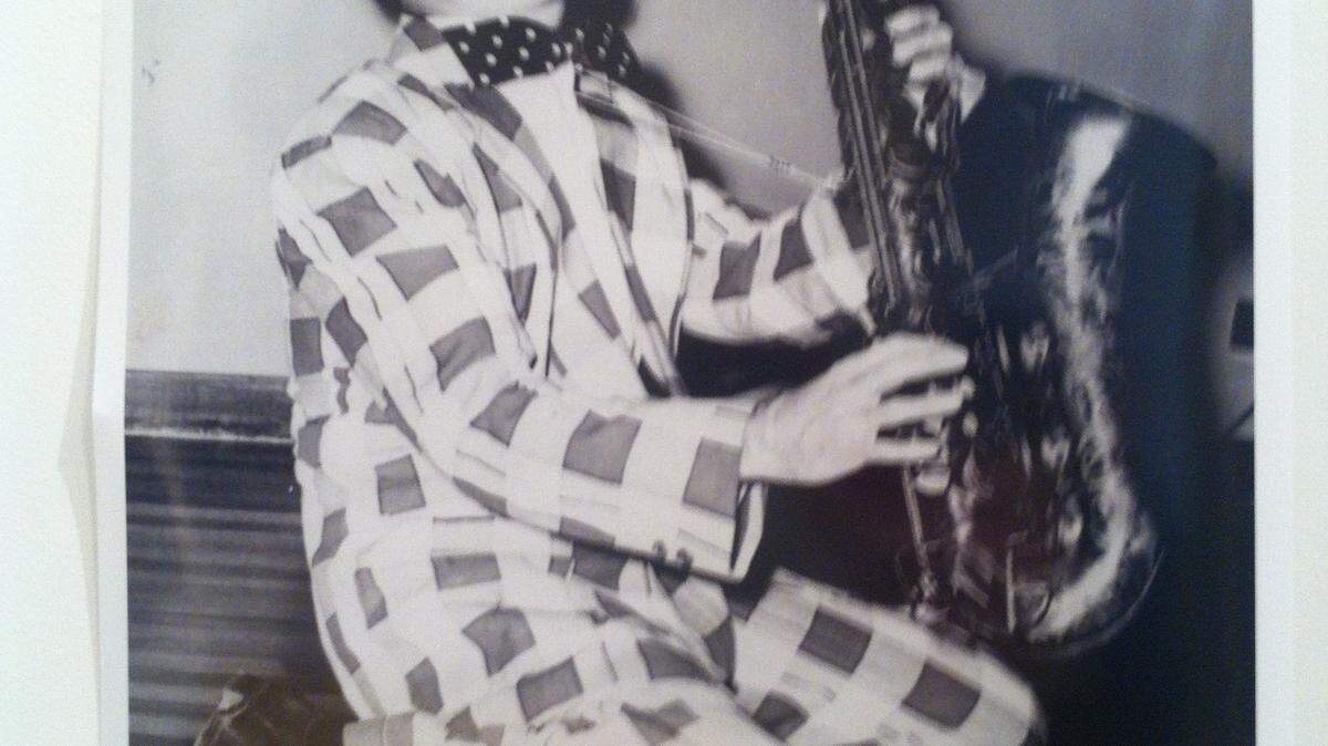 TAMMY SMITH/SUN HERALDThis photo of Clarence 'Ken' Harder is part of the exhibition 'Ken's One Kat Kombo' at the Ohr-O'Keefe Museum of Art in Biloxi.