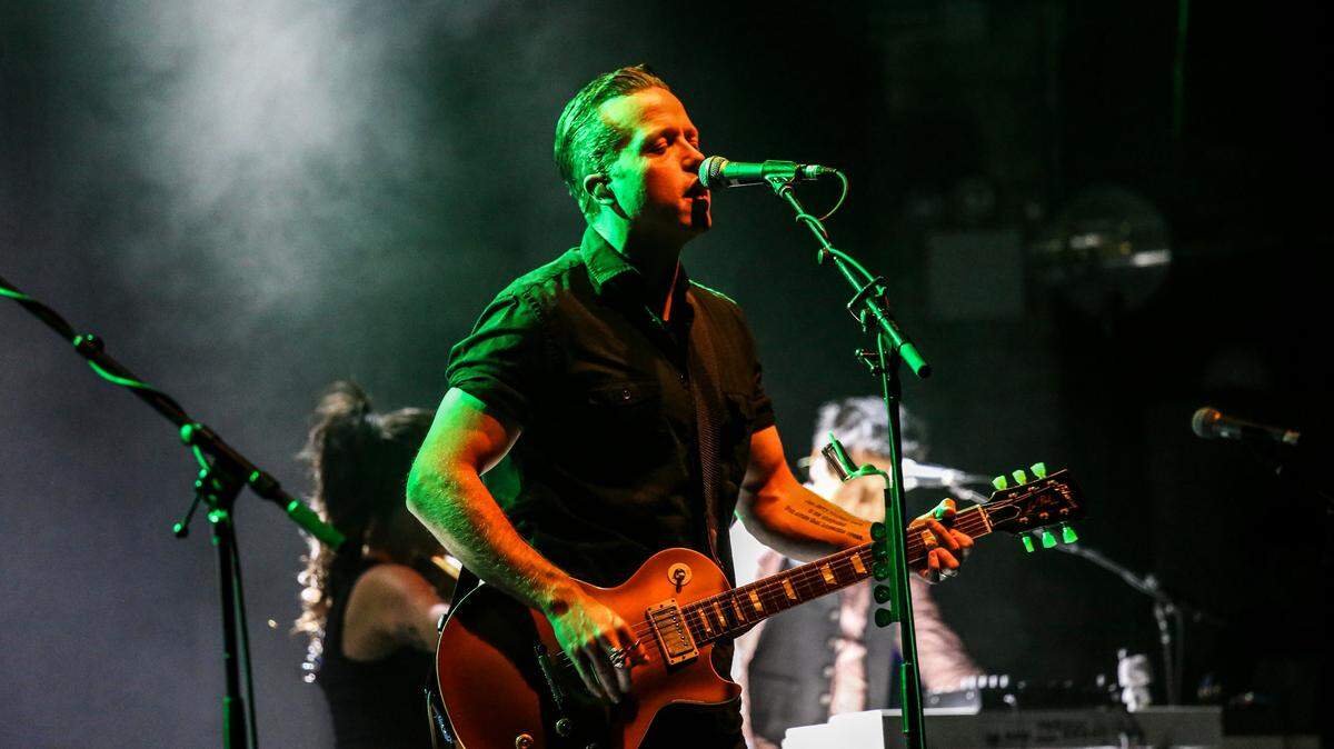 Jason Isbell performs at the Beacon Theater in New York, Feb. 25, 2016.