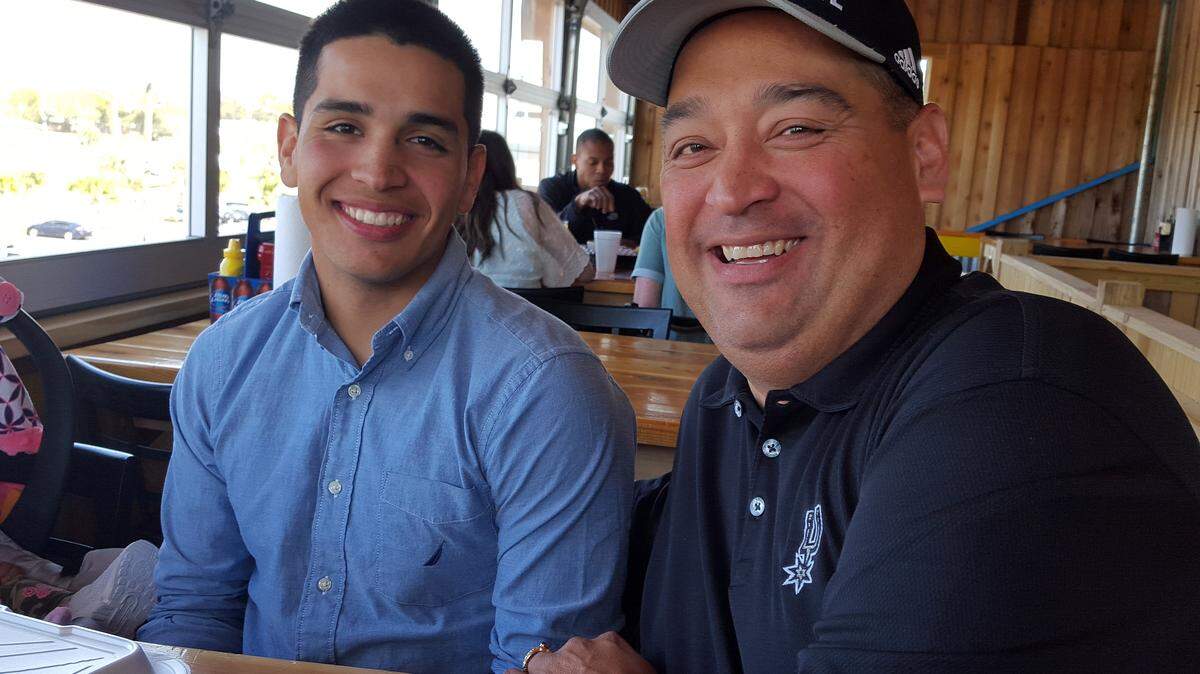 Gustavo and Gus Aguirre at Pelican Wharf Cajun Grill