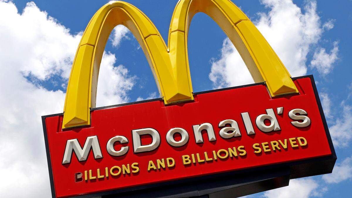 FILE - This June 25, 2019, photo shows the sign outside a McDonald’s restaurant in Pittsburgh. McDonald’s said higher U.S. menu prices and easing COVID restrictions elsewhere helped offset troubled markets like China and Russia in the first quarter. The Chicago-based burger giant said Thursday, April 28, 2022 its revenue rose 11% to $5.66 billion in the January-March period. (AP Photo/Gene J. Puskar, File)