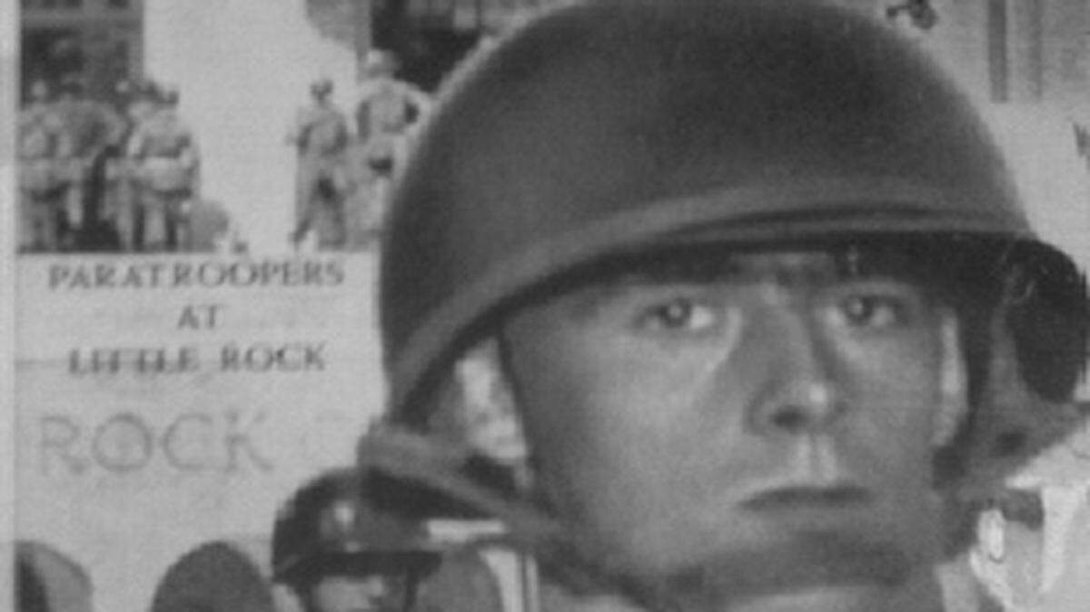COURTESY BRADFORD-O'KEEFE FUNERAL HOME 
 Biloxi native Robert 'Buddy' Jones, a paratrooper with the U.S. Army 101st Airborne Division, appears on the cover of Time Magazine on Oct. 7, 1957.