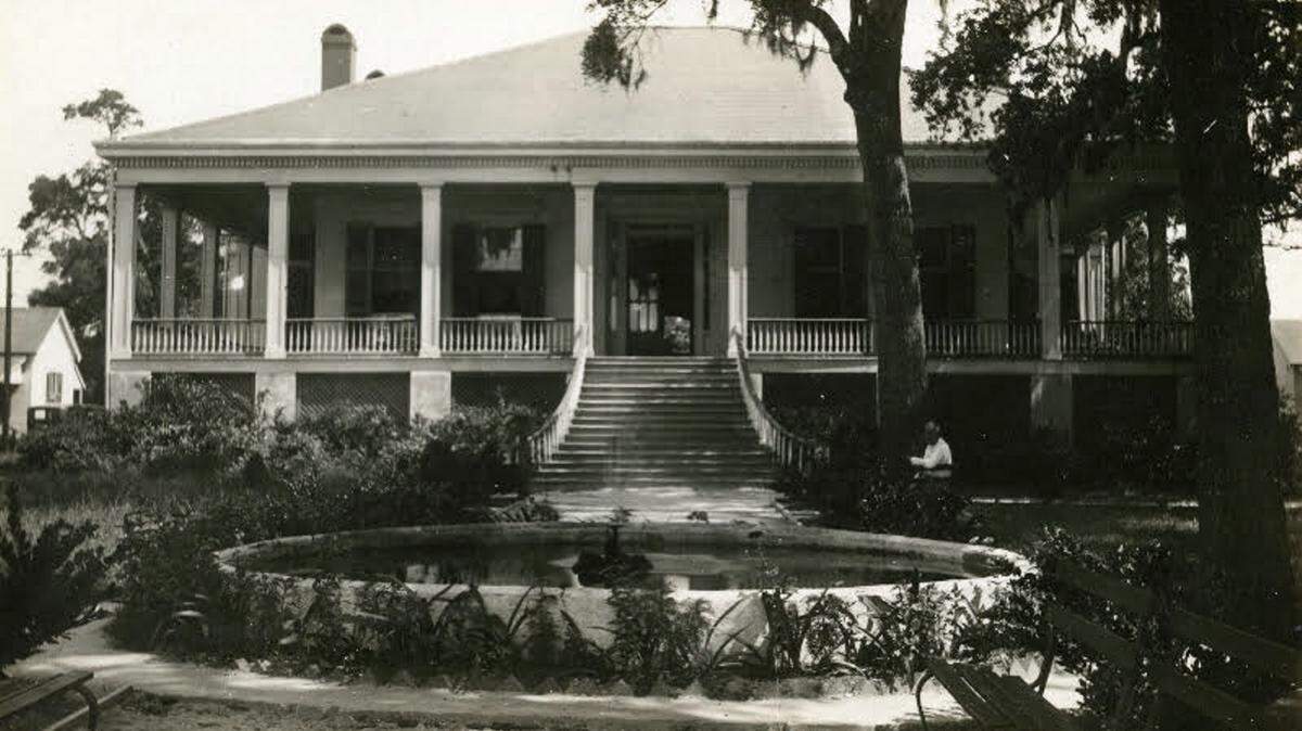 COURTESY PAUL JERMYNWalter M. Lampton, the son of a Confederate veteran who supposedly gave this fountain to Beauvoir in Biloxi, once said, 'I will gladly share my last dollar with the old soldiers.'