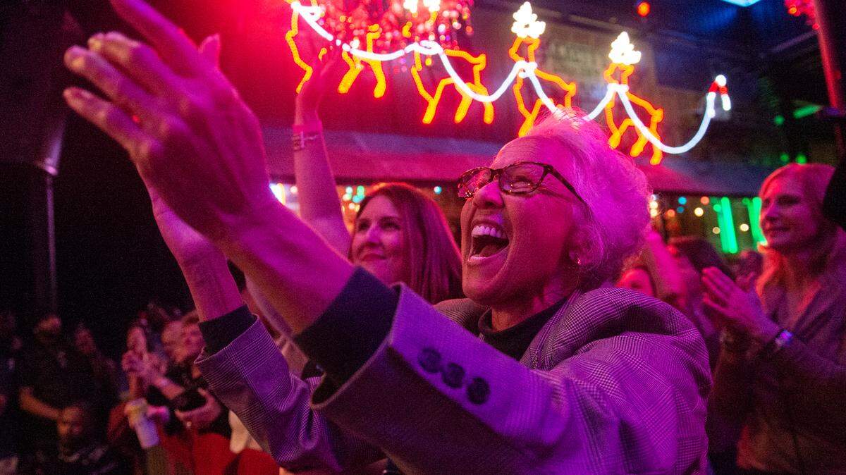 Fans cheer during Chapel Hart’s peformance at Ground Zero Blues Club in Biloxi on Wednesday, Nov. 30, 2022.