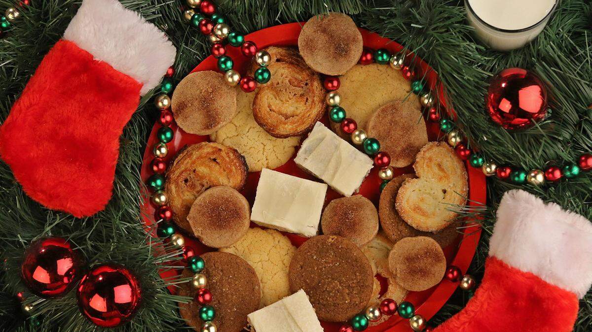 J.B. FORBES/ST. LOUIS POST-DISPATCH/TNSThese holiday cookies include chewy sugar cookies, Palmiers, cinnamon cookies and Joe Froggers.