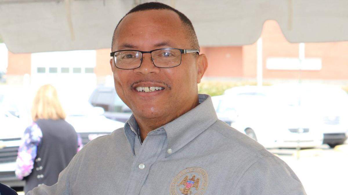 Harrison County Supervisor Kent Jones at an event in 2019.