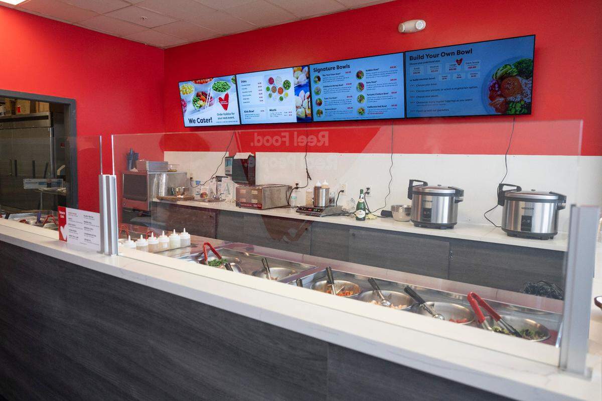 The counter at Koibito Poke in Gulfport on Thursday, June 5, 2025.