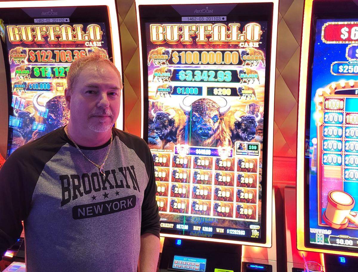 Another winner takes home a jackpot from a Coast casino, the 18th since March. This time it was on a popular Buffalo slot machine.
