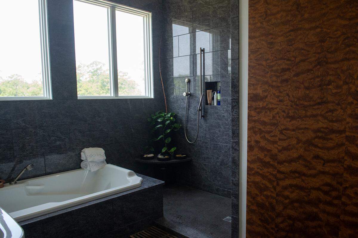 The master bathroom inside a house for sale off of Rue Rivage in Ocean Springs on Friday, June 9, 2023.