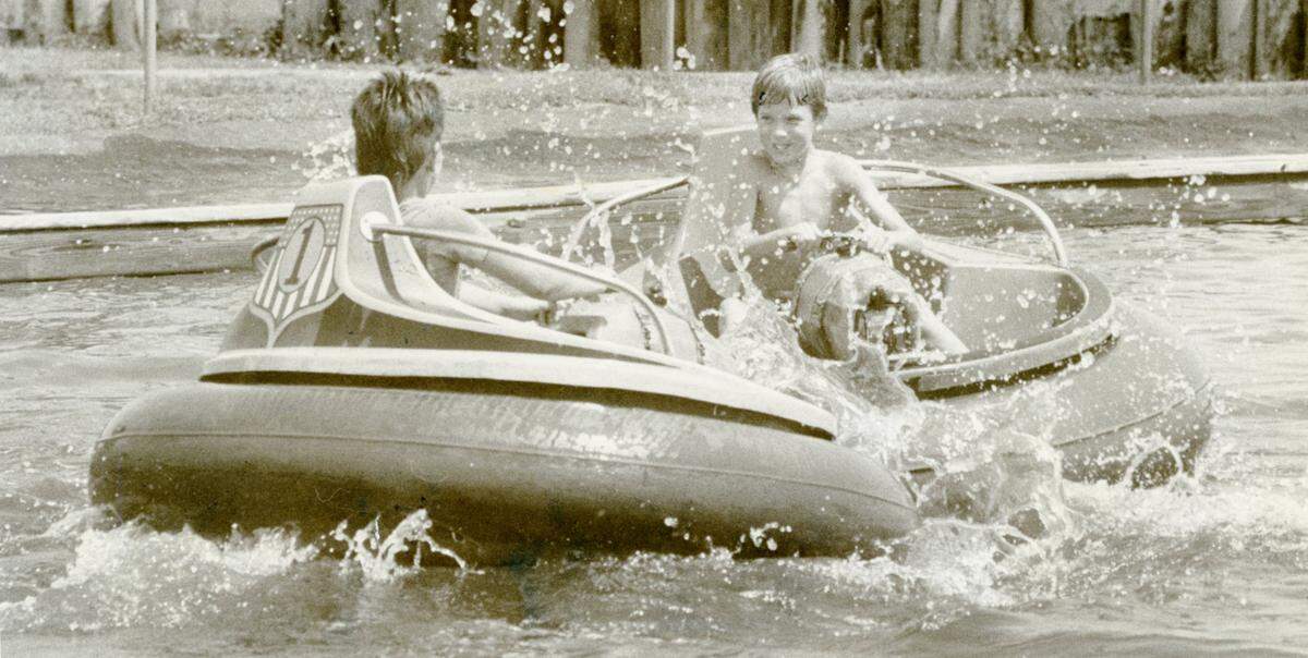 Bumper boats were fun way to cool down at FunTime USA in Gulfport before Hurricane Katrina. Bumper cars now are part of the fun at Big Play Entertainment Center in Biloxi.