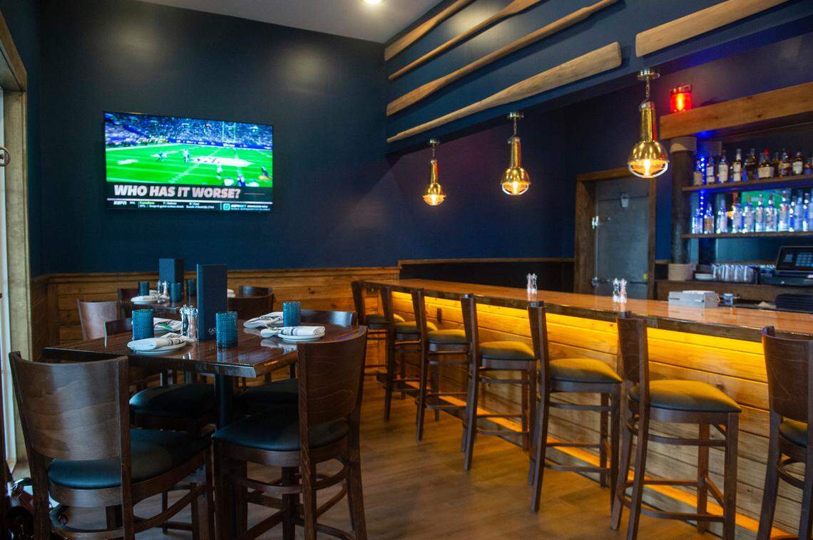 A second bar inside Catch 110, the latest restaurant from Coast Restaurant Group, in Biloxi on Tuesday, Nov. 12, 2024.