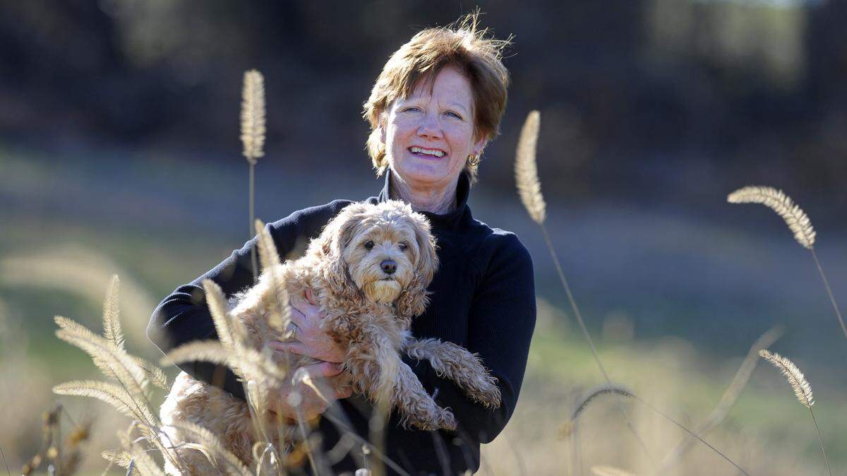 KATHERINE FREY/THE WASHINGTON POSTJeanne McMahon dealt with pelvic organ prolapse for years until she had surgery in October. The Woodbine, Md., resident is now able to walk again and play with her dog, Chloe.