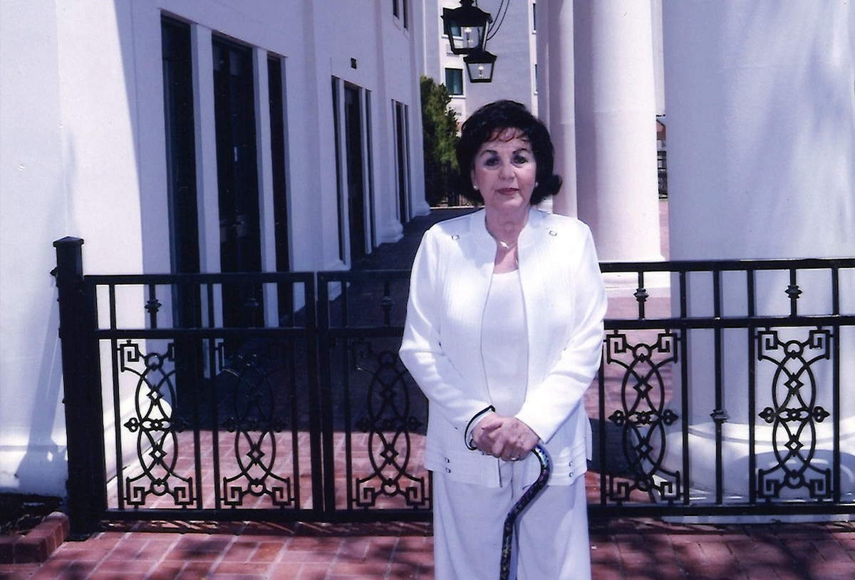 Virginia Mladinich, the former co-owner of the famed White Pillars Restaurant & Lounge in Biloxi, died peacefully last month with her family by her side. She was 92.