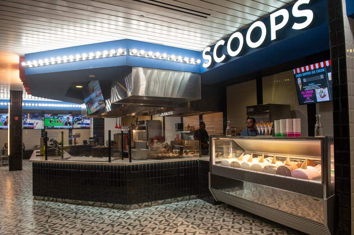 The former buffet space is now home to two new restaurants and an ice cream shop at Harrah’s Gulf Coast Casino in Biloxi.