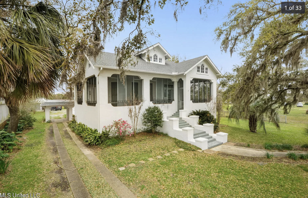 This home for sale on N. Beach Bouelvard in Bay St. Louis is for sale for $1.8 million.