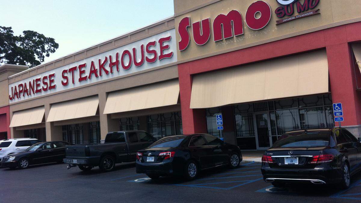 TAMMY SMITH/SUN HERALD 
 Sumo Japanese Steakhouse & Sushi Bar is among the newest businesses to open at Edgewater Village in Biloxi. The shopping center on U.S. 90 and Eisenhower Drive has a new owner and management company and a national retailer on the way to Biloxi.