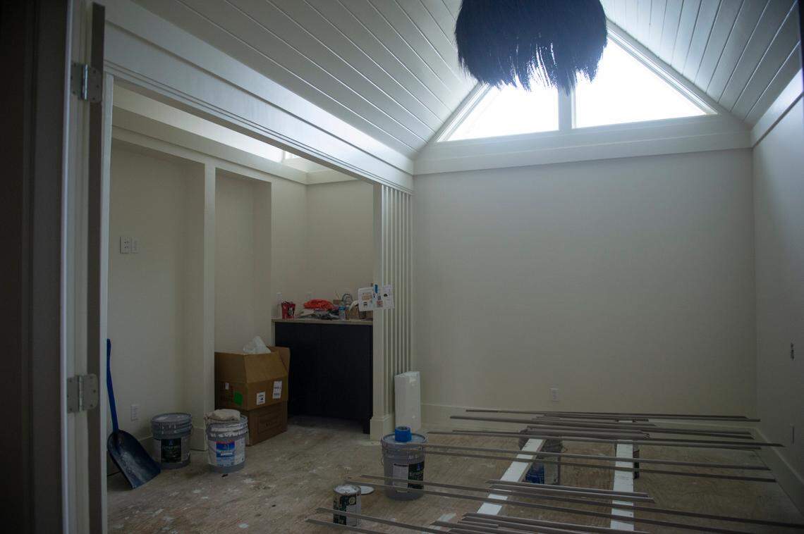 An unfinished room inside The Springs Hotel in Ocean Springs is among 15 rooms, all named after plants and herbs.