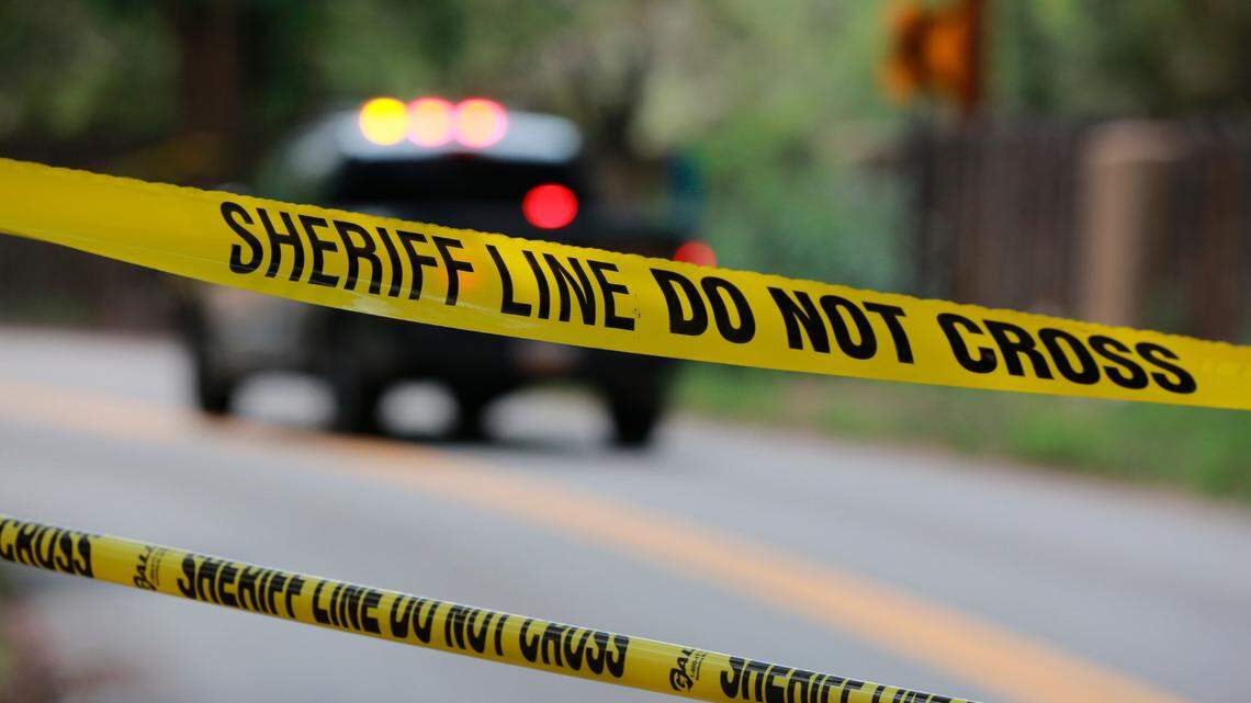 Deputies are searching for three people of interest in the investigation. (AP Photo/Cedar Attanasio)