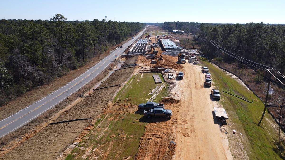 Two lanes of the current Mississippi 57 will become two lanes northbound when the $212 million project is complete.