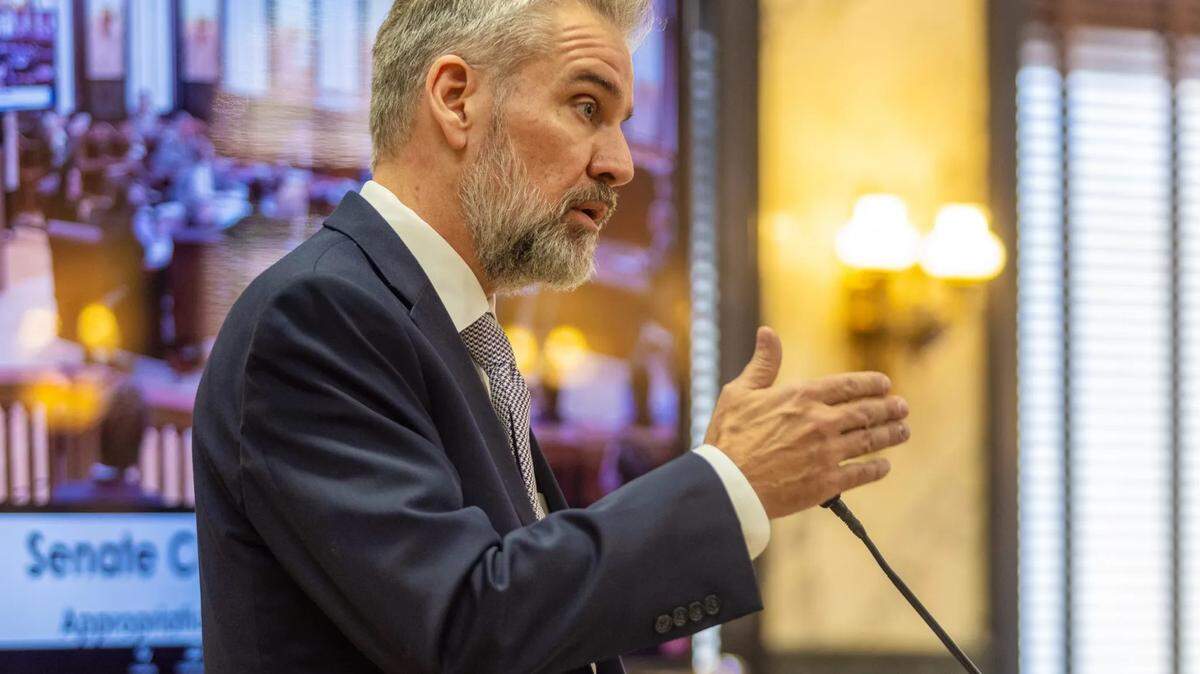 Bill Cork, chief economic development officer with the Mississippi Development Authority, speaks last year about a $246 million economic development project during a special session of the Mississippi Legislature in Jackson.