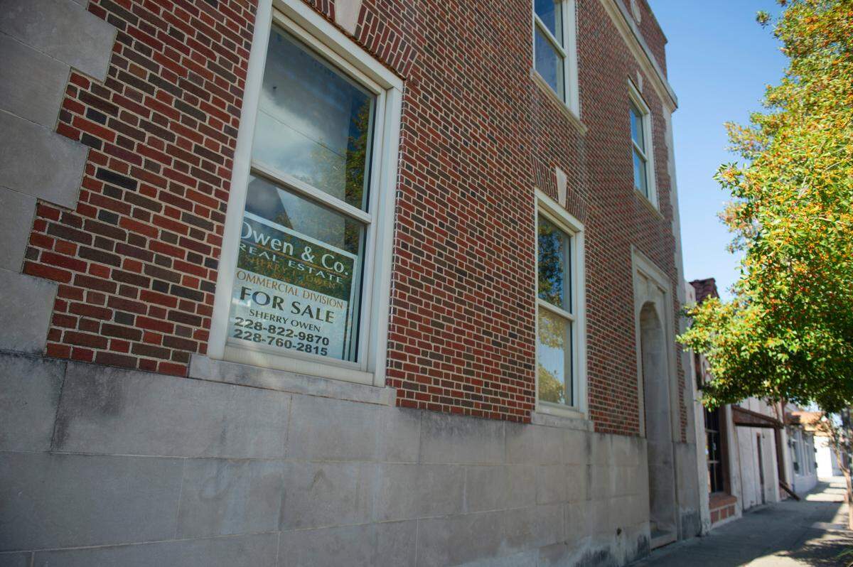 A building for sale in downtown Gulfport could be filled if Amtrak trains boost the city economy and attract investors.