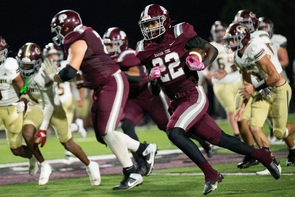 Picayune running back Jamari Hathorne (22) had a touchdown run and an interception Friday.